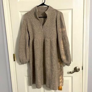Brand new grey sweater dress